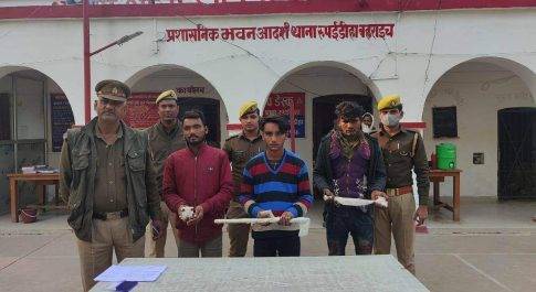 किशोरी खटिक की जघन्य हत्या करने वाले 3 वांछित हत्या अभियुक्त गिरफ्तार व छीनी गयी भैस,पडवा व पडिया तथा नगदी बरामद