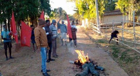 मोदी सरकार ने किया किसानों से विश्वासघात : पूरे प्रदेश में किसान सभा के हुए रोष प्रदर्शन