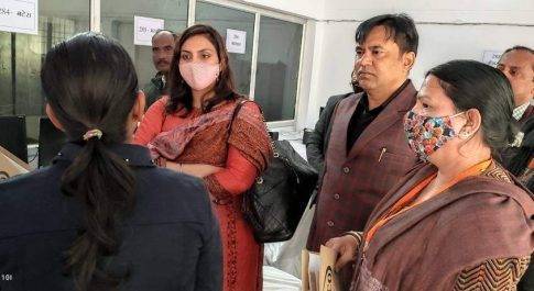 व्यय प्रेक्षक पनवीर सैनी ने किया कन्ट्रोल रूम का निरीक्षण सी-विजिल, वीडियो अवलोकन टीम तथा एमसीएमसी कक्ष का लिया जायज़ा