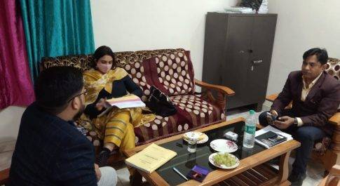 व्यय प्रेक्षक पनवीर सैनी ने किया कोषागार का भ्रमण व्यय लेखा रजिस्टर की जॉच कार्य का लिया जायजा