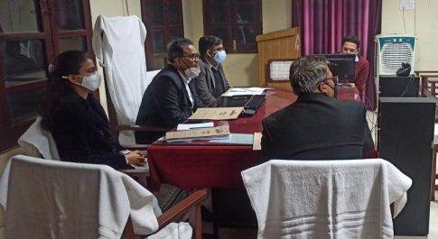 राष्ट्रीय लोक अदालत की सफलात के लिए आयोजित हुई वर्चुअल बैठक