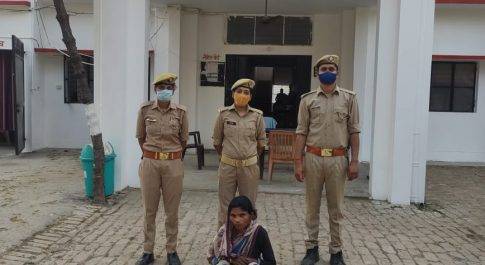 01 नफर अभियुक्ता 60 EX ACT में गिरफ्तारी थाना सुजौली जनपद बहराइच