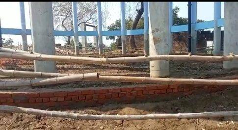 लूट की बेदी पर हो रहा अमृत पेयजल योजना का विकास कार्य
