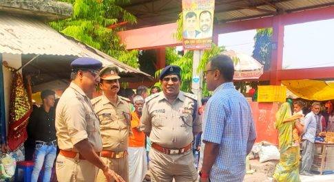 मंदिर में हुए हमले को लेकर लेहडा मंदिर पर बढ़ाई गई सुरक्षा ब्यवस्था:पुलिस महानिदेशक