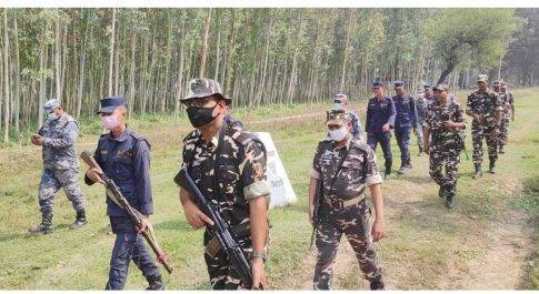 नेपाल में निकाय चुनाव को लेकर सीमा पर संयुक्त गश्त