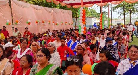 स्कूल चलों अभियान के शुभारम्भ अवसर पर पुलिस लाइन में आयोजित हुआ भव्य कार्यक्रम