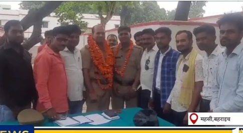 नवागत थाना अध्यक्ष अनूप मणि त्रिपाठी ने थाना हरदी का कार्यभार संभाला