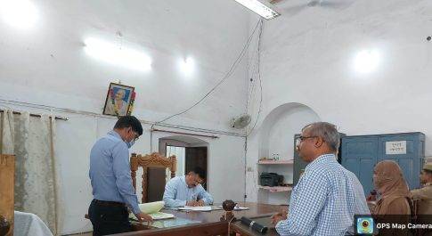 राष्ट्रीय लोक अदालत पर डीएम द्वारा निस्तारित किये गये 22 वाद स्टाम्प कमी के मामलों में जमा करायी गयी धनराशि