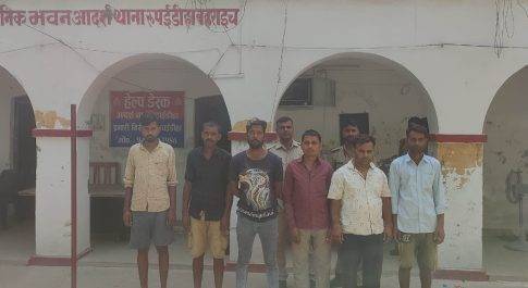 भिन्न भिन्न प्रकरण मे शांति भंग/ कानून व्यवस्था के मद्देनजर 6 अभियुक्तगण गिरफ्तार