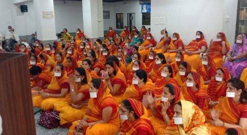मानवता के मसीहा आचार्य श्री तुलसी कांकरोली तेरापन्थ महिला मण्डल