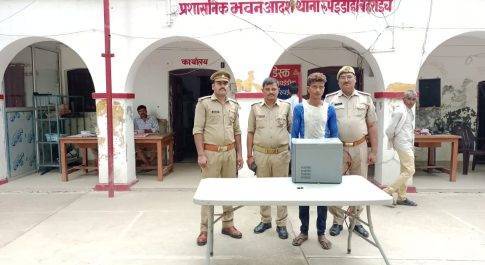 इनवर्टर चोरी करके ले जाते समय 01 नफर अभियुक्त गिरफ्तार