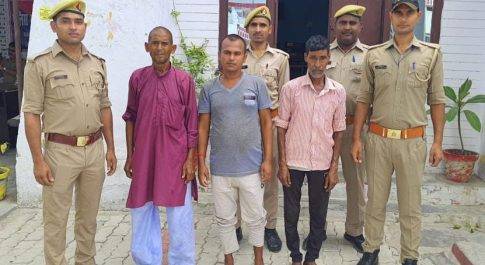 माननीय न्यायालय द्वारा जारी वारण्ट के क्रम में 03 नफर वारण्टी गिरफ्तार
