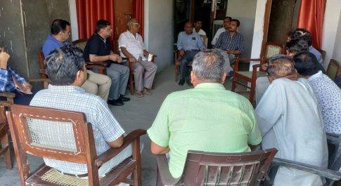 राईस मिल एवं फ्लोर मिल एसोसिएशन के पदाधिकारियों के साथ बैठक सम्पन्न