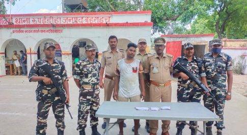 87 ग्राम स्मैक के साथ एक तस्कर गिरफतार, पुलिसव एसएसबी की संयुक्त कार्यवाही में मिली सफलता