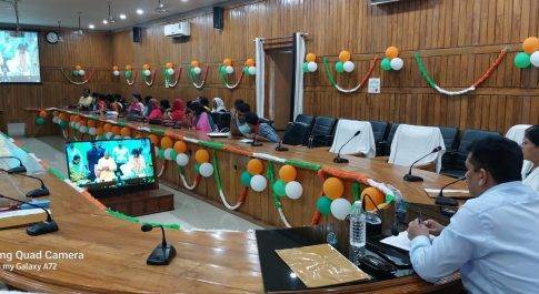 मुख्यमंत्री ने वर्चुअल माध्यम से किया जिले की 21 आंगनबाड़ी केन्द्रों का लोकार्पण तथा 12 का किया शिलान्यास