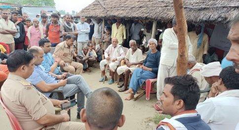 डीएम के प्रयास से ग्राम ग्यारह सौ रेती मंझारा तौकली में ग्रामवासियों का धरना हुआ समाप्त
