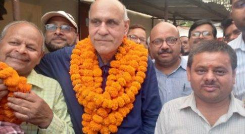 चौथी बार बहराइच बार एसोसिएशन के अध्यक्ष बने गया प्रसाद मिश्रा