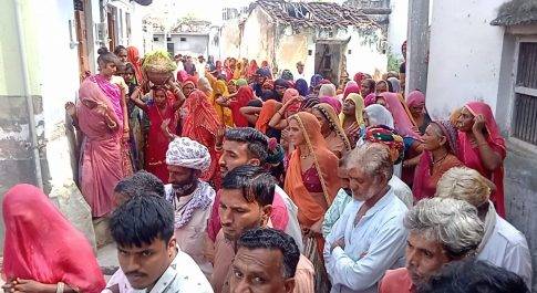 पिपली अहिरान में कालका माता के ज्वारा विसर्जन में उमड़े ग्रामीण