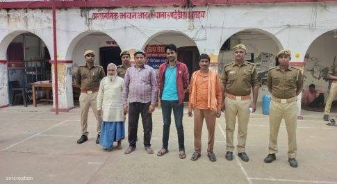 4 वारण्टियो को अलग अलग स्थानों से पुलिस ने किया गिरफ्तार