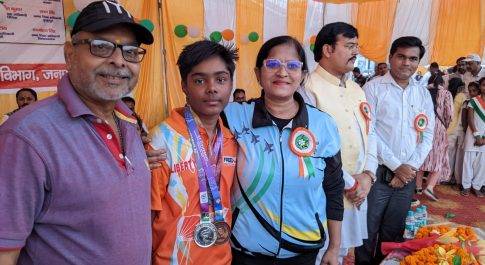 22वीं राष्ट्रीय पैरा तैराकी चेम्पियनशिप रहे उत्कर्ष श्रीवास्तव