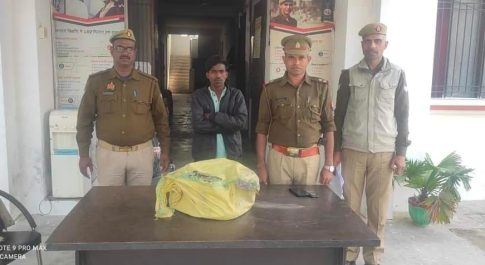 थाना पवाँरा पुलिस द्वारा 24 घण्टे में चोरी के मुकदमे का सफल अनावरण करते हुए चोरी गये इंजन को किया बरामद, एक अभियुक्त गिरफ्तार