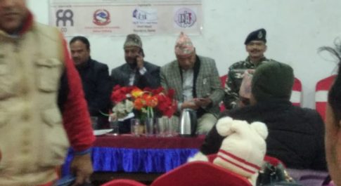 माइती नेपाल संस्था द्वारा मानव तस्करी रोकने संबंधी एक बैठक नेपालगंज के एक होटल में आयोजित की गयी