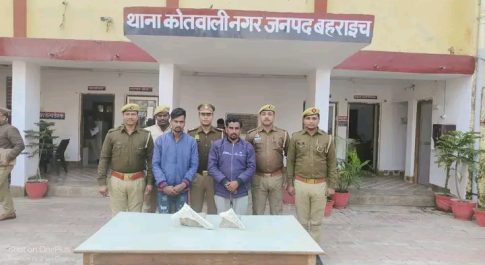2 देशी तमंचा व 2 जिंदा कारतूस के साथ दो नफर अभियुक्त गिरफ्तार