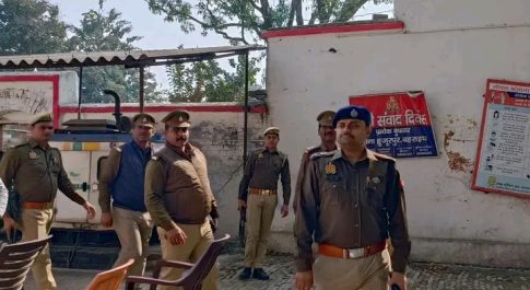 पुलिस अधीक्षक बहराइच महोदय द्वारा थाना हुजूरपुर का किया गया आकस्मिक निरीक्षण, दिये गये आवश्यक दिशा निर्देश