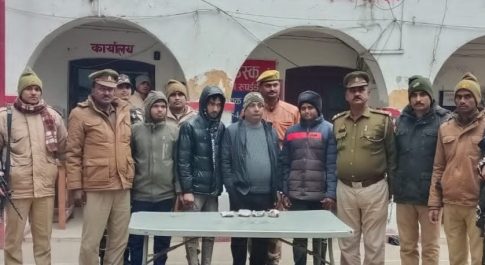 2 करोड़ 17 लाख रूपये की स्मैक के साथ चार तस्कर गिरफ्तार