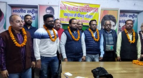 चौक बाजार एसोसिएशन के अध्यक्ष बने एजाज़ अहमद खान