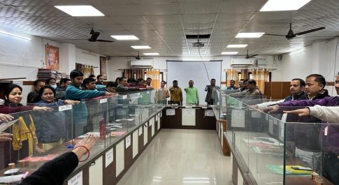 राष्ट्रीय तम्बाकू नियंत्रण कार्यक्रम के तहत अधिकारियो का हुआ प्रशिक्षण