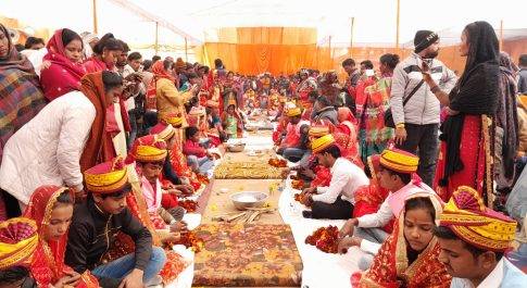 जिले में 09 स्थानों पर सम्पन्न हुआ मुख्यमंत्री सामूहिक विवाह कार्यक्रम  843 जोड़े परिणय सूत्र में बंधे