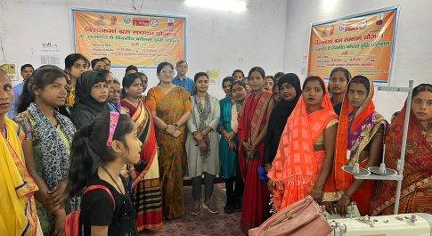 महिला प्रशिक्षार्थियों का हौंसला बढ़ाने प्रशिक्षण केन्द्र पहुंची एमएलसी