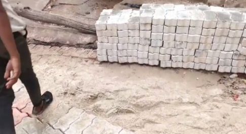 गुलाम अली पूरा में इंटरलॉकिंग व नाली निर्माण कार्य में खुलेआम हो रहा है घोटाला , कमीशन लेकर चुप बैठे है जिम्मेदार