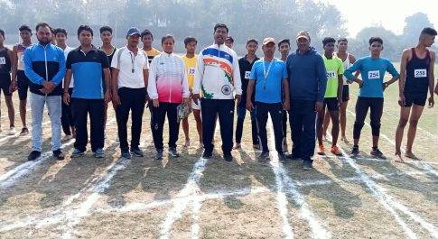 इन्दिरा स्टेडियम में सम्पन्न हुई 02 दिवसीय फुटबाल एथलेटिक्स प्रतियोगिता