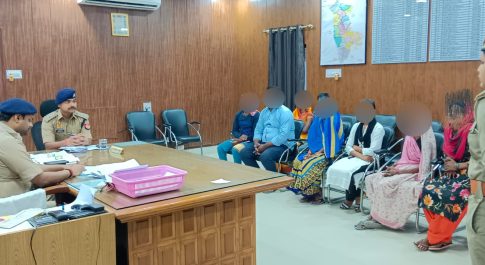 जनता दर्शन में पुलिस अधीक्षक ने सुनी गई जन समस्याए