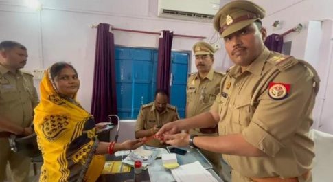 बहराइच पुलिस ईमानदारी की मिसाल पेश करती हुई नजर आई