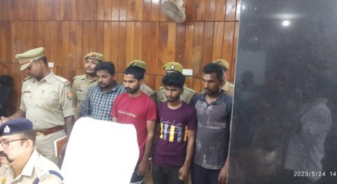 बहराइच मेंअर्न्तजनपदीय 4 चोर गिरफ्तार