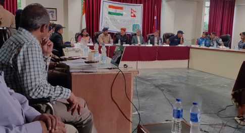 इण्डो-नेपाल डिस्ट्रिक्ट लेविल ज्वाइंट को-आर्डिनेशन कमेटी की बैठक सम्पन्न