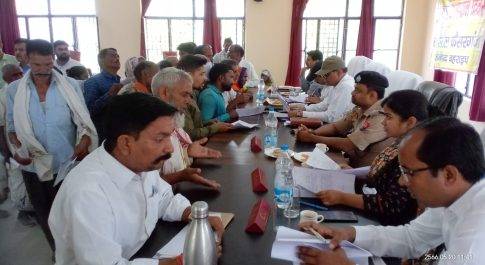 सीआरओ की अध्यक्षता में तहसील कैसरगंज में सम्पन्न हुआ सम्पूर्ण समाधान दिवस