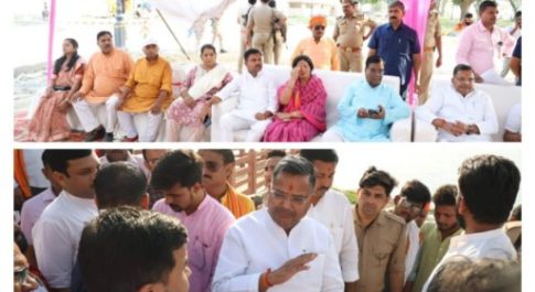 पर्यटन मंत्री जयवीर सिंह ने महाराजा सुहेल देव स्मारक स्थल का किया निरीक्षण