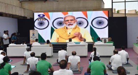 श्री भूपेन्द्र यादव ने कहा कि योग और अनुशासन स्वस्थ जीवन के मंत्र हैं