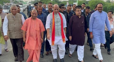 उत्तर प्रदेश के विकास को गति देने के लिए लखनऊ में एनएचएआई की विभिन्न परियोजनाओं का हुआ लोकार्पण एवं शिलान्यास कार्यक्रम