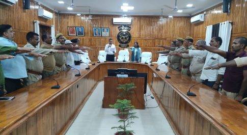 अंतर्राष्ट्रीय युवा दिवस के अवसर पर दिलायी गई नशा मुक्ति की शपथ