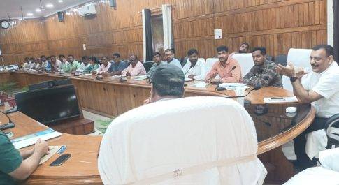 डिजिटल क्रॉप सर्वे हेतु सी.आर.ओ की अध्यक्षता में संपन्न हुआ प्रशिक्षण