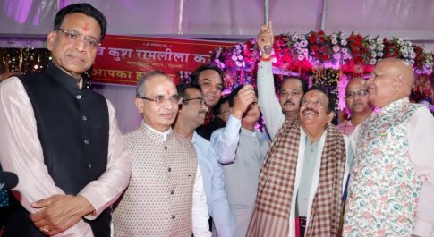 दिल्ली के ऐतिहासिक लालकिले के मैदान में विश्व प्रसिद्ध लव कुश रामलीला कमेटी का भूमि पूजन समारोह संपन्न