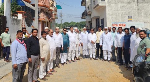 मसूरी ग्राम सभा की ज़मीन पर भूमाफियाओं द्वारा अवैध कब्जा करने के विरोध में क्षेत्रीय लोगों की हुई पंचायत