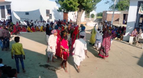 नैनपुरिया में गवरी डांस में दिखे गाडोलिया का खेल से जुड़े प्रसंग