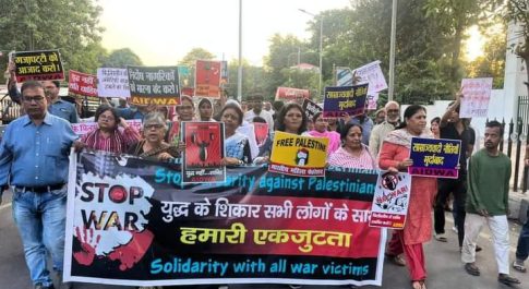 फिलिस्तीन : संघ, भाजपा और मोदी ; हिटलर के साथ नाज़ी, इजरायल के संग यहूदीवादी