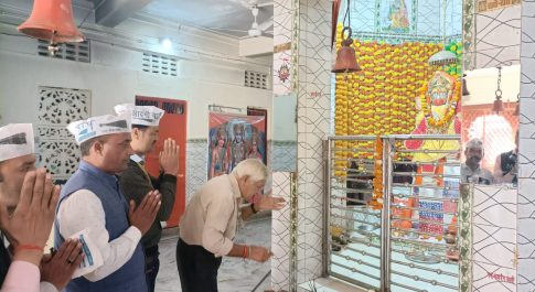 भीम विधानसभा से आम आदमी पार्टी प्रत्याशी मनोहर सिंह रावत कमांडो ने किया विभिन्न गावों में सघन जनसंपर्क